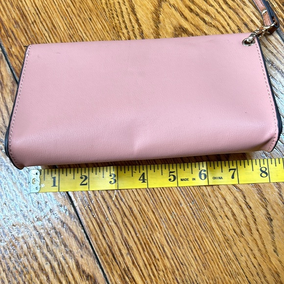 Nicole Lee Dusty Pink wallet. Snap front flap, still has protective vinyl. - Picture 9 of 13